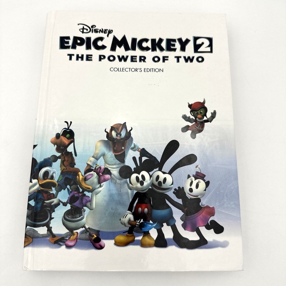 Disney Epic Mickey 2 The Power of Two Collector's Edition Guide Prima Hardcover